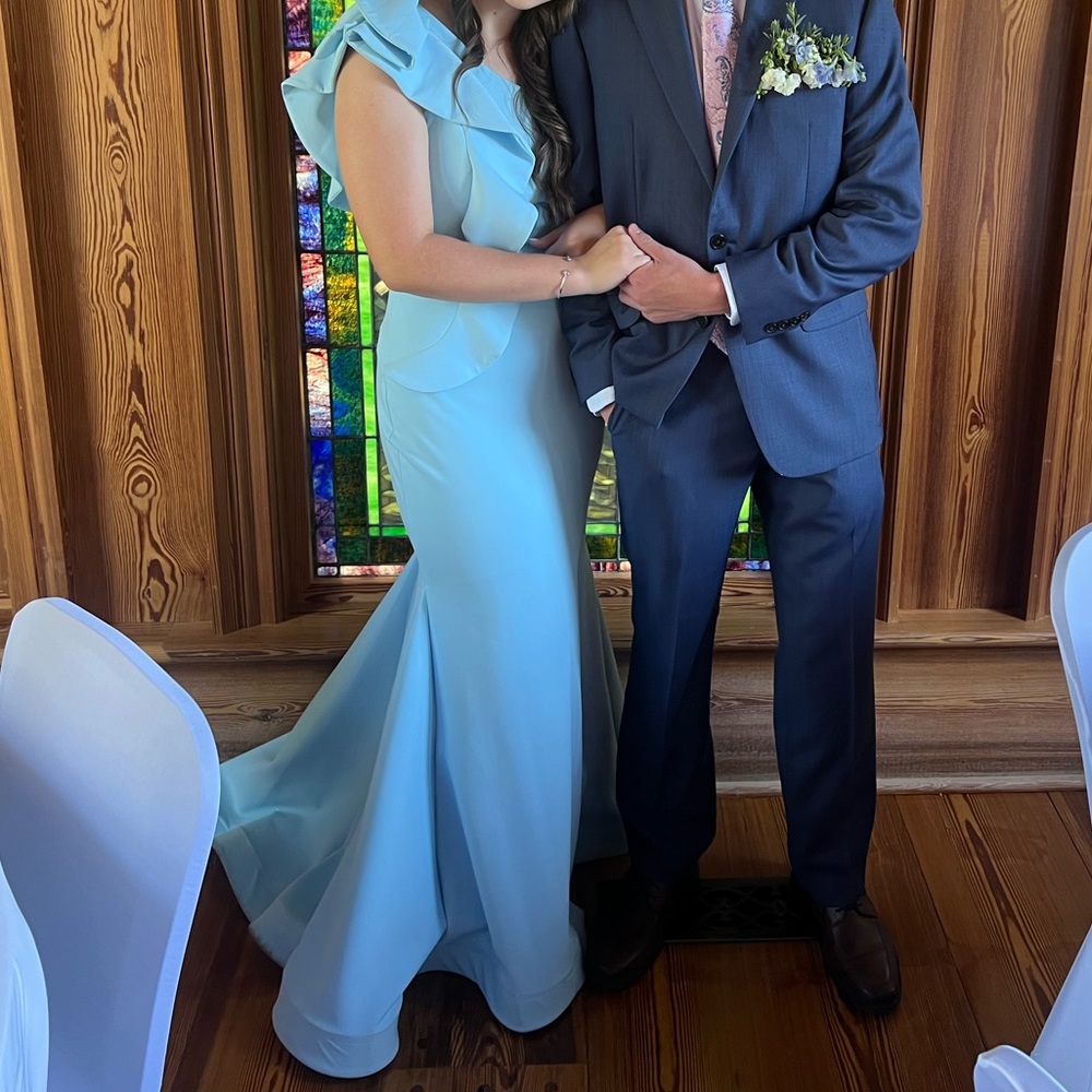 Ava Presley Light Blue Dress
